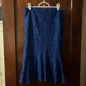 NWT J. Crew Lace Fit and Flare Skirt Size 12